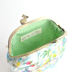 Rabbits floral frame purse(M)  Liberty "Wild Flowers" [673] 第5張的照片