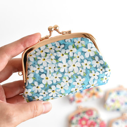 Compartments purse(S) - Liberty "Petal Wish" Blue [849] 第2張的照片