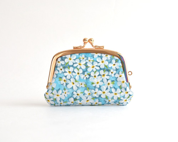 Compartments purse(S) - Liberty "Petal Wish" Blue [849] 第4張的照片