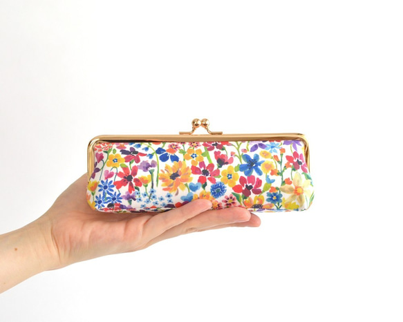 {花卉口金包} Floral pen case - Liberty "Dreams of Summer" [709] 第2張的照片