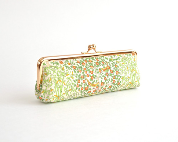 {花卉口金包} Floral pen case - Liberty "Jess and Jean" [710] 第1張的照片