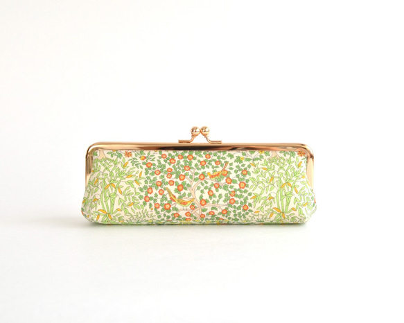 {花卉口金包} Floral pen case - Liberty "Jess and Jean" [710] 第3張的照片