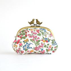 Frame purse with birds - Liberty "Nancy Ann" Organic [725] 第2張的照片