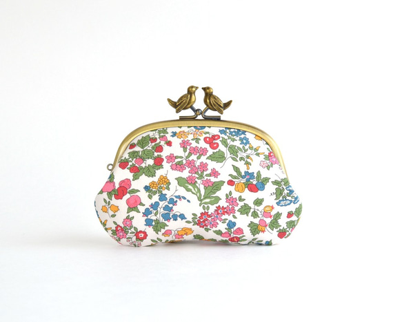 Frame purse with birds - Liberty "Nancy Ann" Organic [725] 第2張的照片