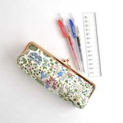 {口金包} Floral pen case - Liberty "Voysey" [817] 第9張的照片