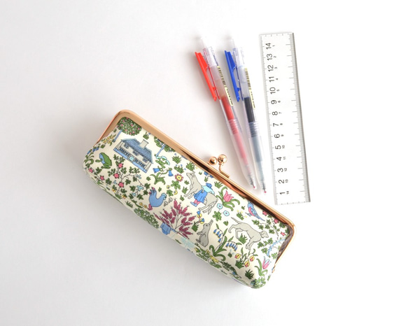 {口金包} Floral pen case - Liberty "Voysey" [817] 第9張的照片