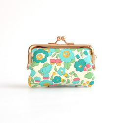 口金包 - Frame purse (S) - Liberty "Betsy" Blue Green [838] 第3張的照片