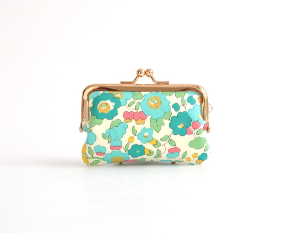 口金包 - Frame purse (S) - Liberty "Betsy" Blue Green [838] 第3張的照片