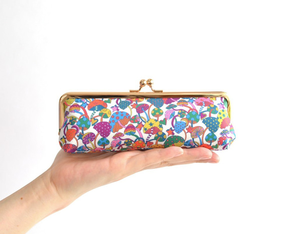 口金包 Colorful Mushrooms Pencil Case - Liberty "Magic" [821] 第10張的照片