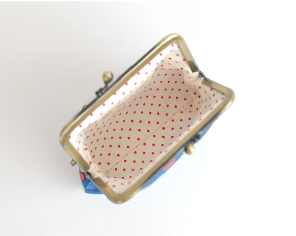 Frame purse(MS) - Novelty "Scandi Houses" Blue [867] 第5張的照片