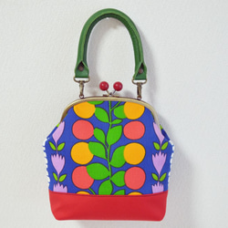 2 WAY frame bag - Scandi colorful fabric [302] 第2張的照片