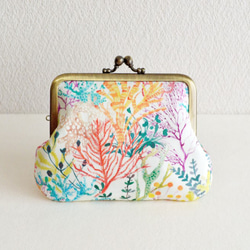 Frame purse|Liberty|Reef|cotton|coral|[346]|(F22＋) 第2張的照片