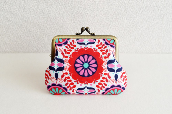 Retro folk floral coin purse [347] 第2張的照片