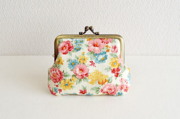 Frame purse|floral|multi|cotton[350]|(F22+) 第2張的照片