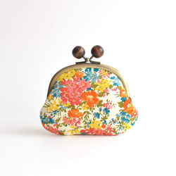 Liberty "Makindra" floral coin purse - Orange/Yellow [525] 第2張的照片