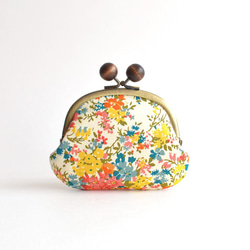 Liberty "Makindra" floral coin purse - Orange/Yellow [525] 第3張的照片