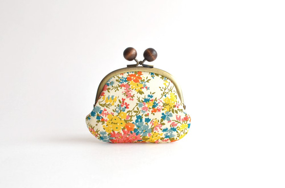 Liberty "Makindra" floral coin purse - Orange/Yellow [525] 第3張的照片