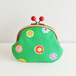 Retro floral Candy coin purse in Green  [355] (F610) 第1張的照片