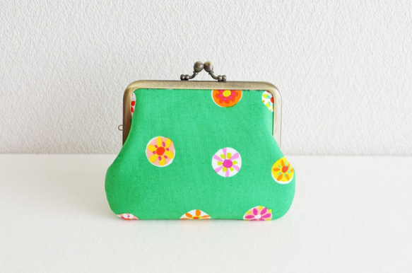 Frame purse - retro floral in Green [365]|(F22+) 第2張的照片