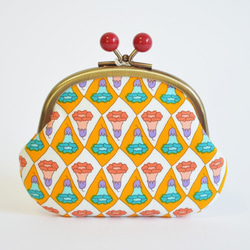 Modern geometric floral coin purse  [205] (F610) 第2張的照片