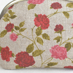 Shabby rustic floral frame coin purse with birds|roses|[507] 第5張的照片