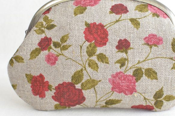 Shabby rustic floral frame coin purse with birds|roses|[507] 第5張的照片