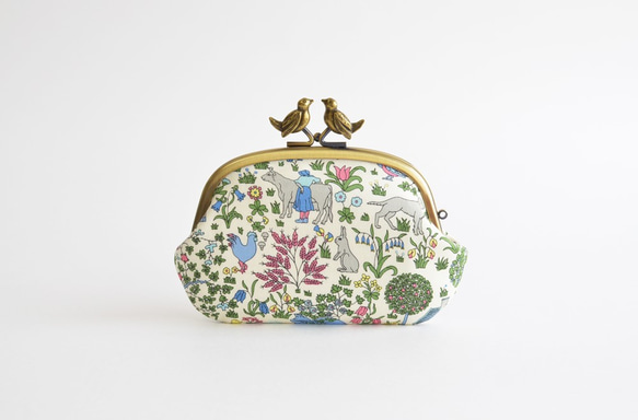 Liberty novelty frame coin purse with birds [924] 第3張的照片