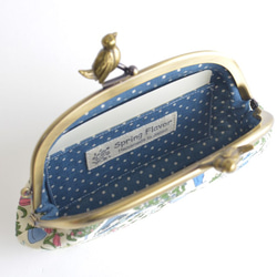 Liberty novelty frame coin purse with birds [924] 第4張的照片