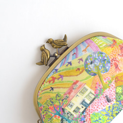 Frame purse with birds - Liberty "Rotal Oak House" [722] 第4張的照片