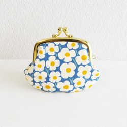 Retro pop floral coin case - blue [411] 第3張的照片