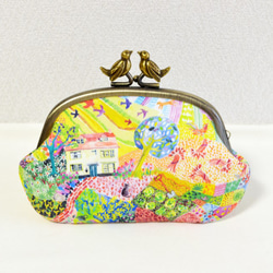 Liberty novelty frame coin purse with birds[452] 第2張的照片