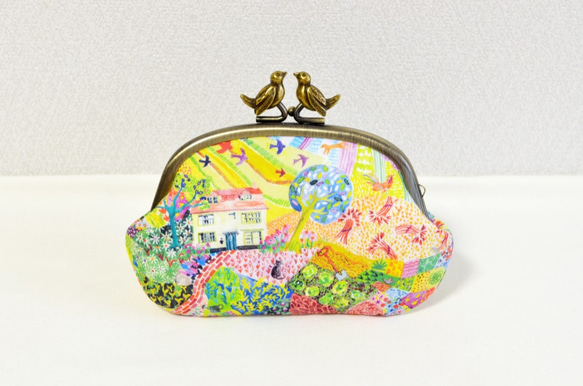 Liberty novelty frame coin purse with birds[452] 第2張的照片