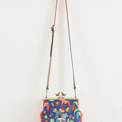 Mini shoulder bag with birds- Scandi Dala horse [456] 第2張的照片