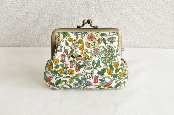 Frame purse|Liberty|Catesby|cotton|green[483] 第2張的照片