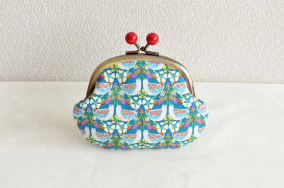 Liberty retro birds and floral coin purse [486] 第2張的照片