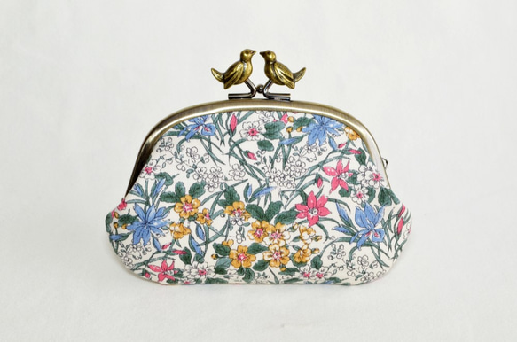 Liberty floral frame coin purse with birds - Ricardo[497] 第2張的照片