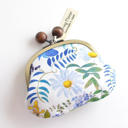 {花卉口金包} Liberty "Chartwell" floral Candy coin purse [307] 第5張的照片