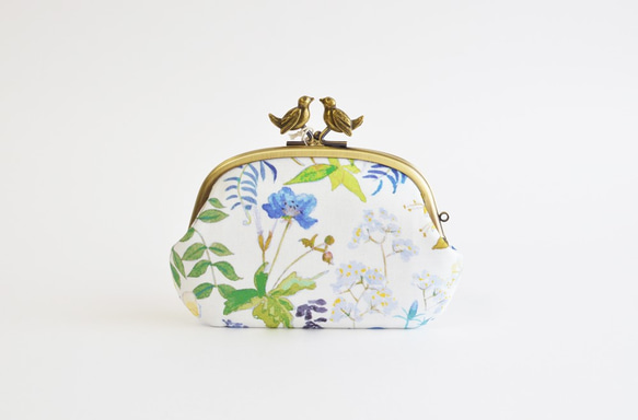 Liberty floral frame coin purse with birds - Chartwell [927] 第3張的照片