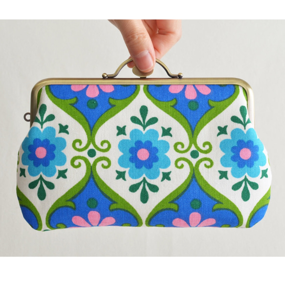 Small cosmetic pouch - Vintage retro german floral [516] 第1張的照片