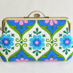 Small cosmetic pouch - Vintage retro german floral [516] 第2張的照片