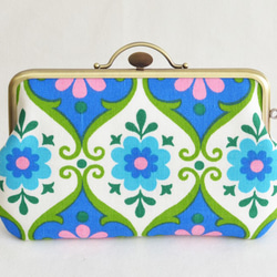 Small cosmetic pouch - Vintage retro german floral [516] 第3張的照片