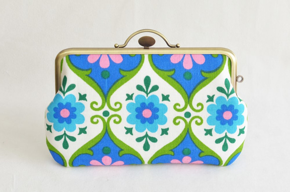 Small cosmetic pouch - Vintage retro german floral [516] 第3張的照片