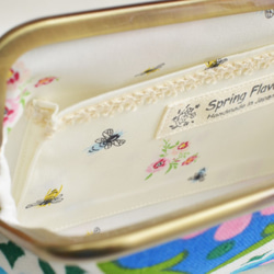 Small cosmetic pouch - Vintage retro german floral [516] 第5張的照片