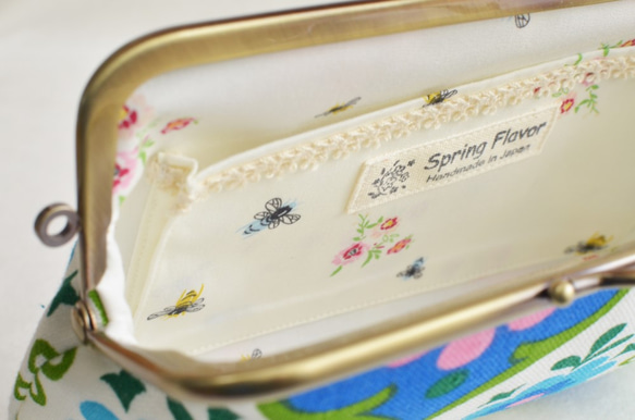 Small cosmetic pouch - Vintage retro german floral [516] 第5張的照片