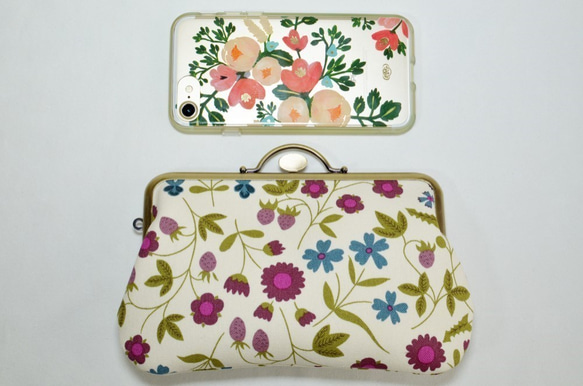 Small cosmetic pouch - Vintage retro german floral [516] 第9張的照片