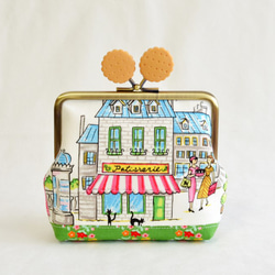 Small kiss lock pouch - Patisserie with cookies[518] 第1張的照片