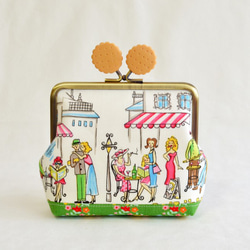 Small kiss lock pouch - Patisserie with cookies[518] 第2張的照片