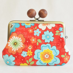 //SALE//{花卉口金包}Double clasp/frame purse - retro floral [519] 第2張的照片