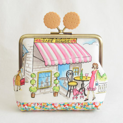 Small kiss lock pouch - Cafe with cookies[597] 第1張的照片