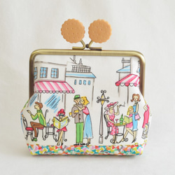 Small kiss lock pouch - Cafe with cookies[597] 第2張的照片